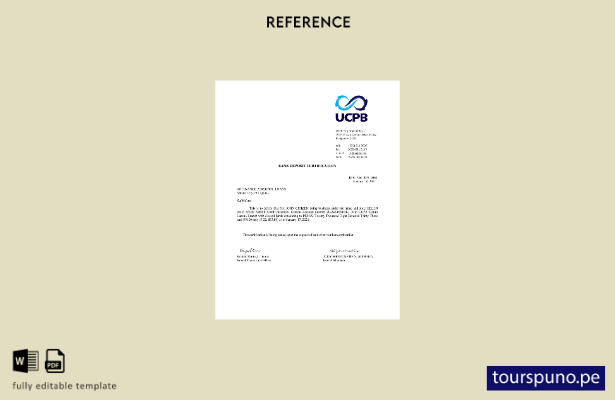lista para imprimir plantilla de carta de certificación de depósito bancario UCP